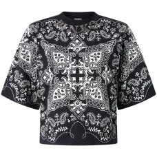 Футболка с принтом пейсли