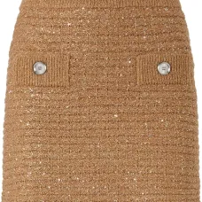 Юбка мини с пайетками
