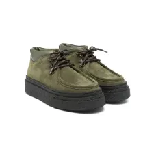 Замшевые ботинки