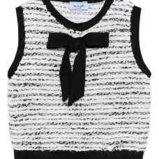 Жилет из ткани букле