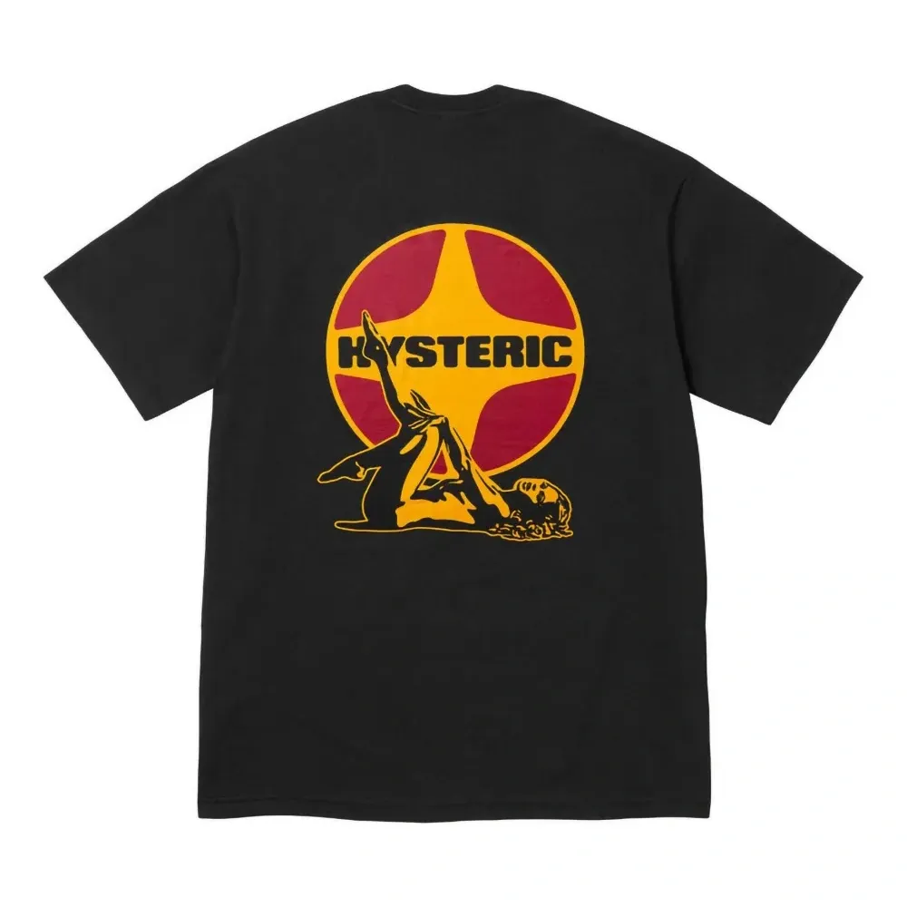 Футболка Pin Up Tee Black из коллаборации с Hysteric Glamour