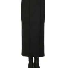 Wool midi skirt
