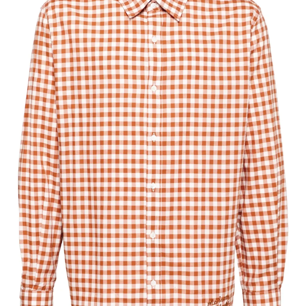 Рубашка в клетку гингем