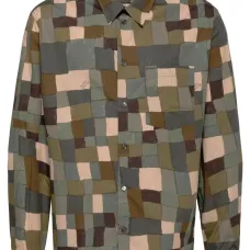 Рубашка с геометричным принтом