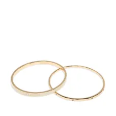 Набор из двух браслетов с кристаллами