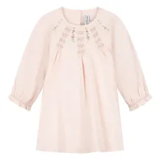 Платье с цветочной вышивкой