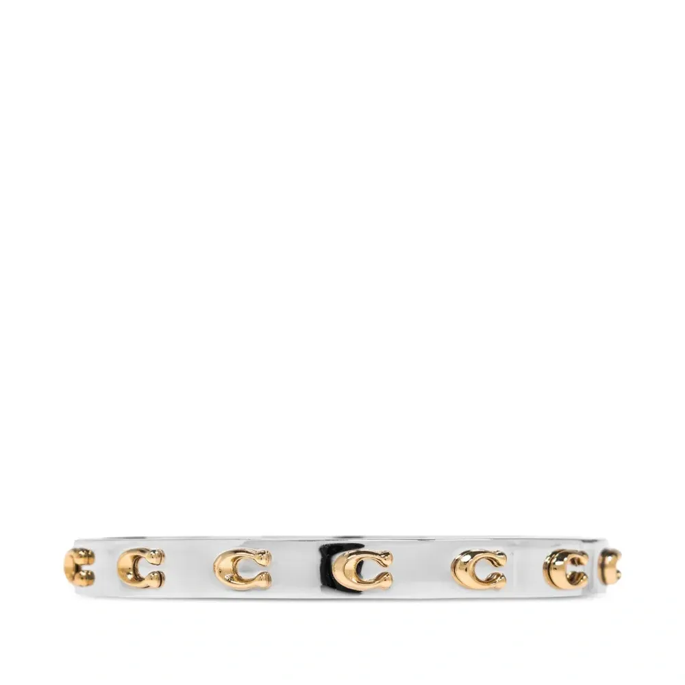 Браслет-бэнгл с логотипом