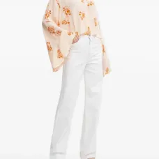 Топ с цветочным узором