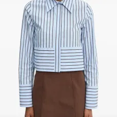 Топ в полоску