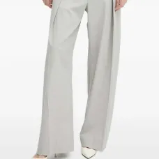 Плиссированные строгие брюки