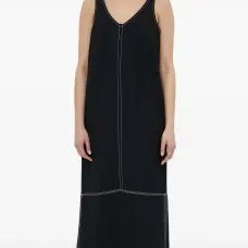 Сарафан миди с V-образным вырезом Сарафан миди с V-образным вырезом