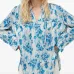 Блузка с цветочным принтом