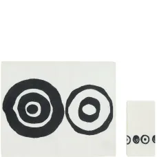 Набор салфеток и сервировочных ковриков с принтом Circles