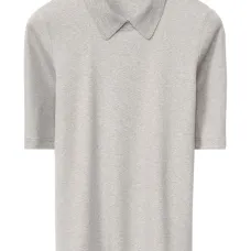 Меланжевая рубашка поло