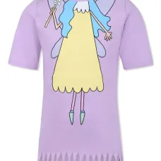 Платье-футболка с принтом