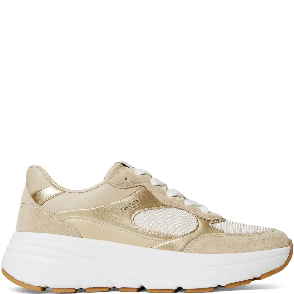 Кожаные кроссовки