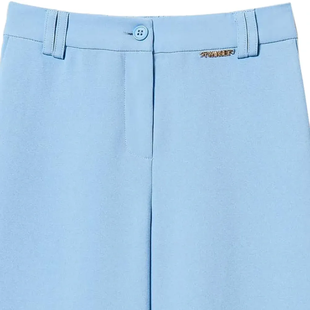 Креповые брюки палаццо