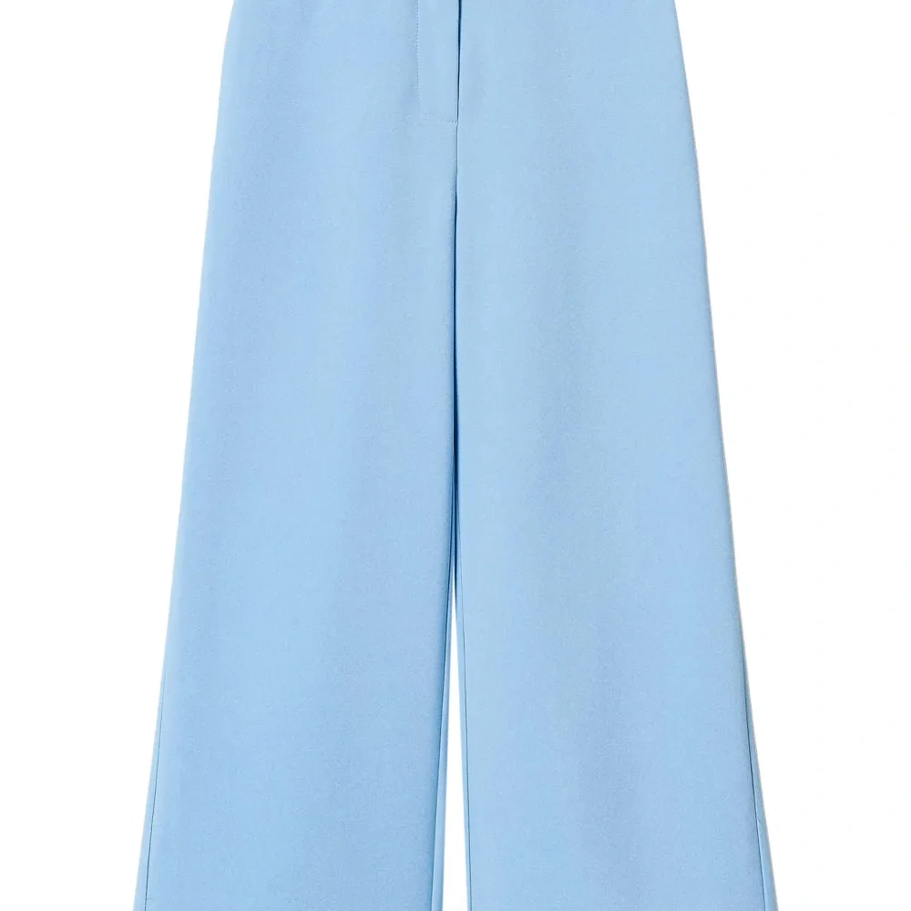 Креповые брюки палаццо