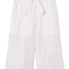 широкие брюки в полоску