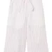 широкие брюки в полоску