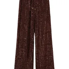 Широкие брюки с пайетками Широкие брюки с пайетками