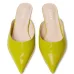 Lime green pumps