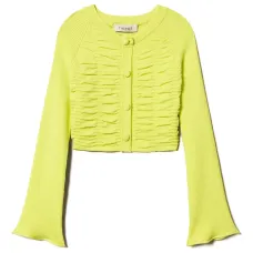 Кардиган со сборками