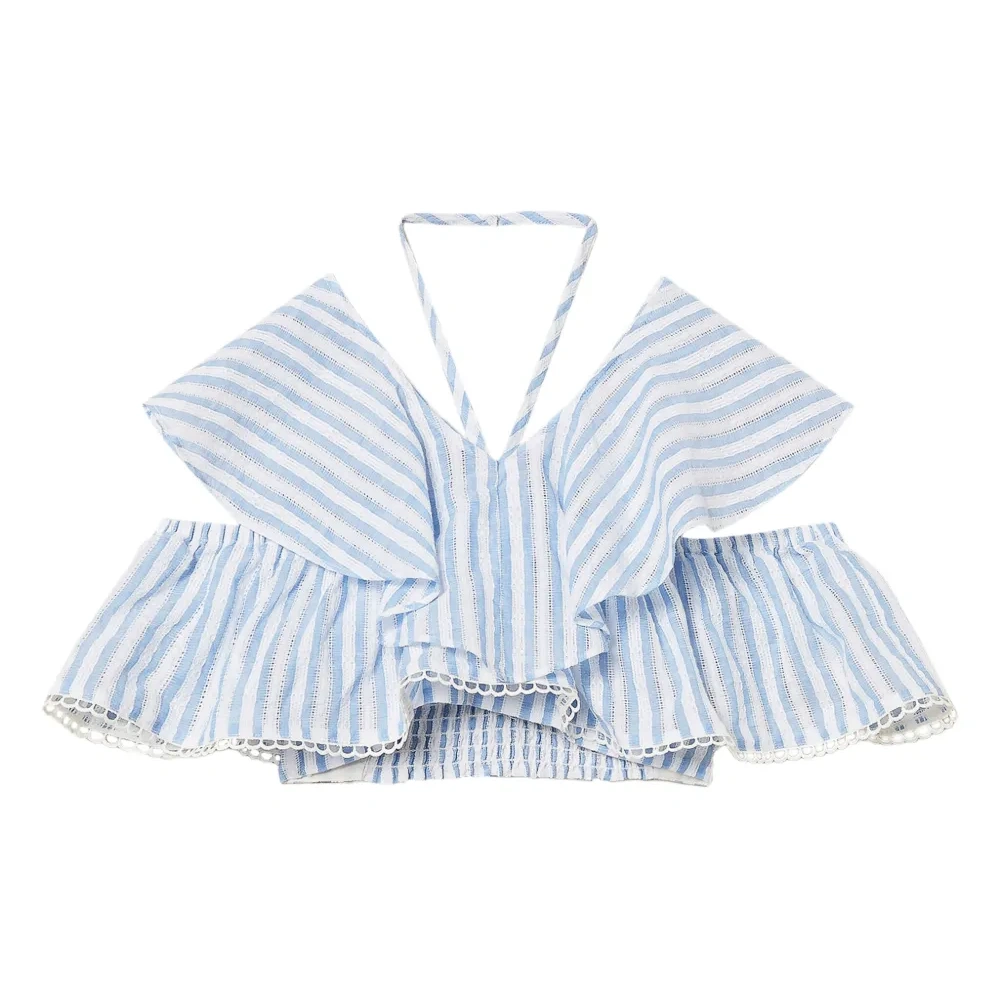 Топ в полоску