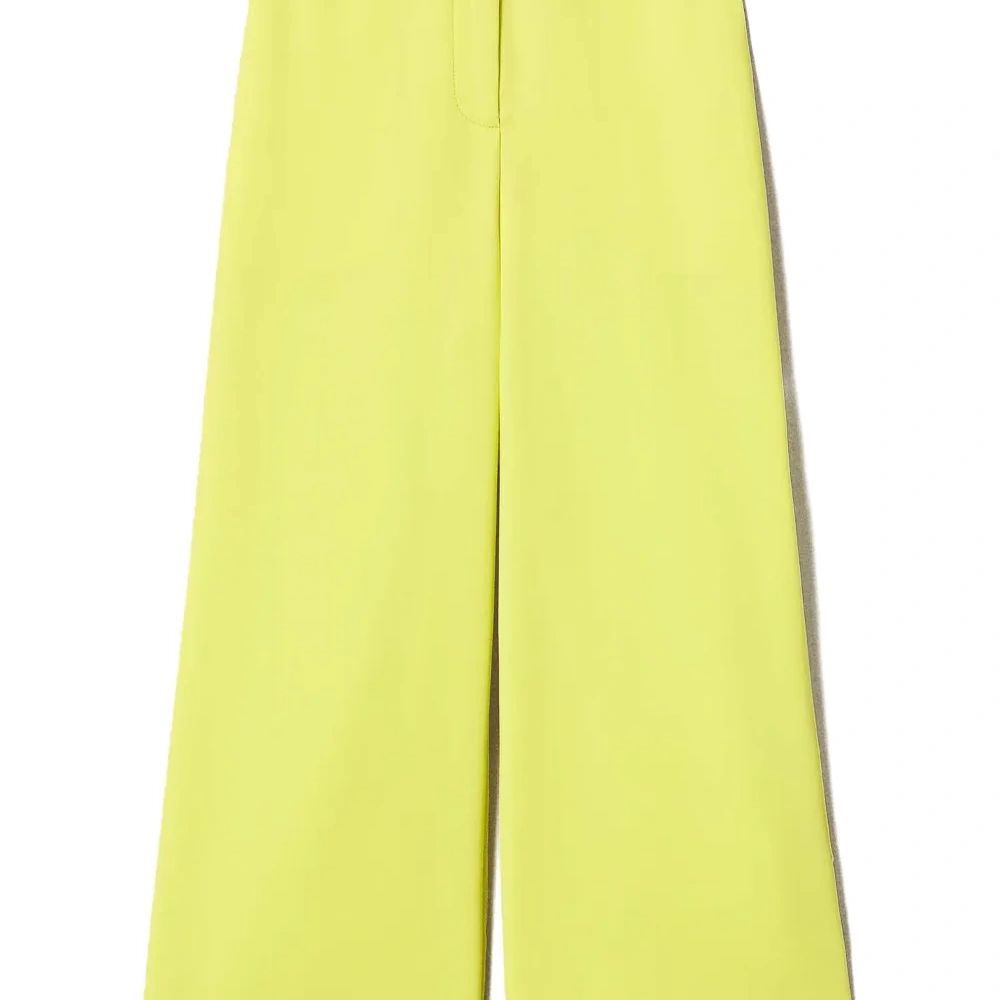 Креповые брюки палаццо