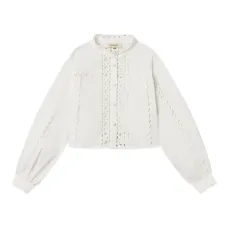 Блузка с сетчатыми вставками