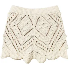 Шорты с рыхлой вязки