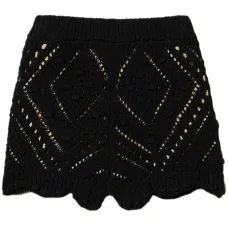 Шорты с рыхлой вязки Шорты с рыхлой вязки