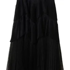 Ярусная юбка со складками