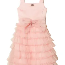 Платье из тюля с оборками