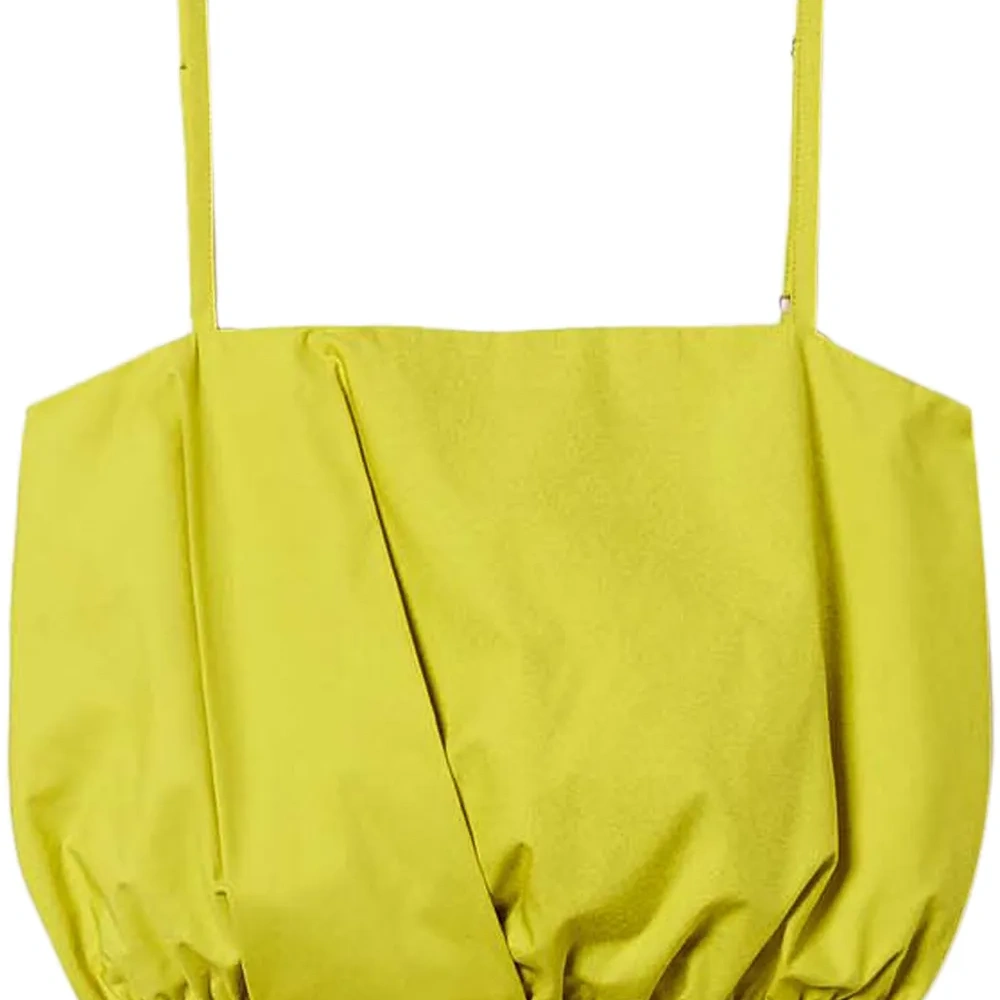 Укороченный поплиновый топ Укороченный поплиновый топ