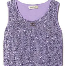 Топ с пайетками