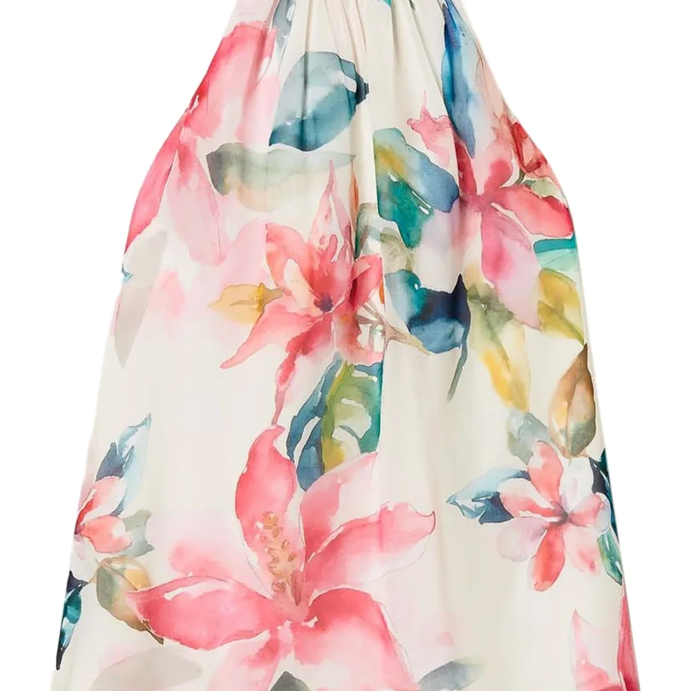 Топ с цветочным принтом Топ с цветочным принтом