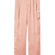 Атласные брюки со складками Атласные брюки со складками