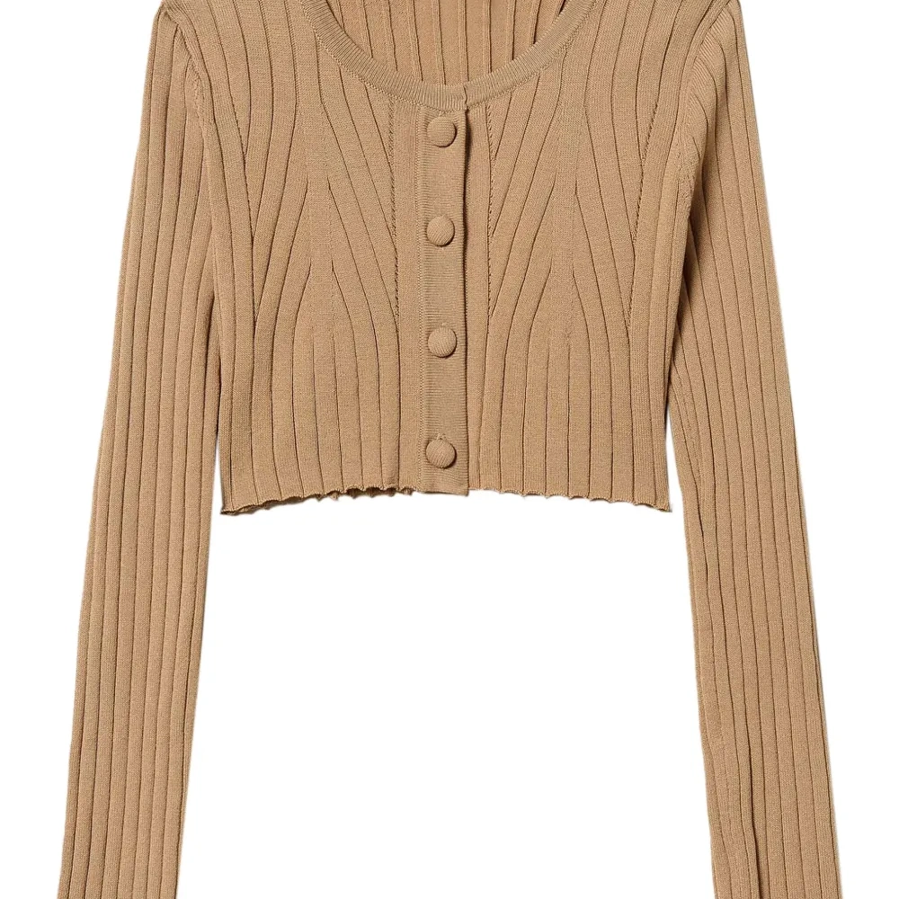 Кардиган в рубчик