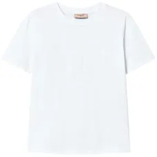 Футболка с вышитым логотипом Oval T