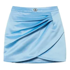 Плиссированная мини-юбка