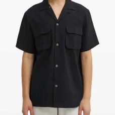 Фактурная рубашка с карманом