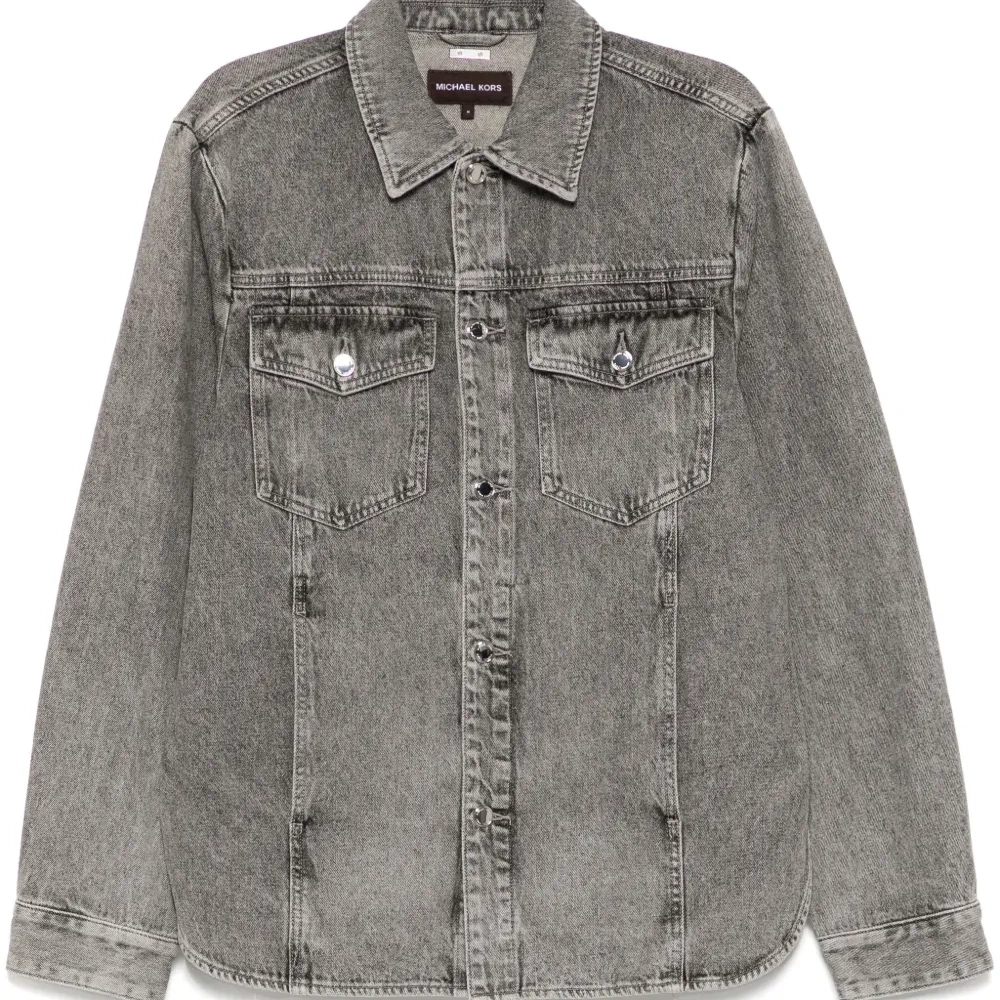 Джинсовая куртка-рубашка