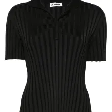 Рубашка поло в рубчик