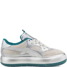 Кроссовки Mayu с эффектом металлик