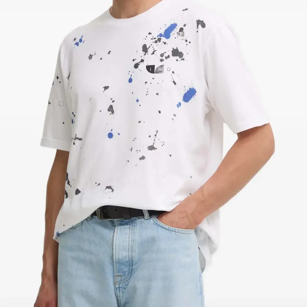 Футболка с принтом в стиле «брызги» от Emilio