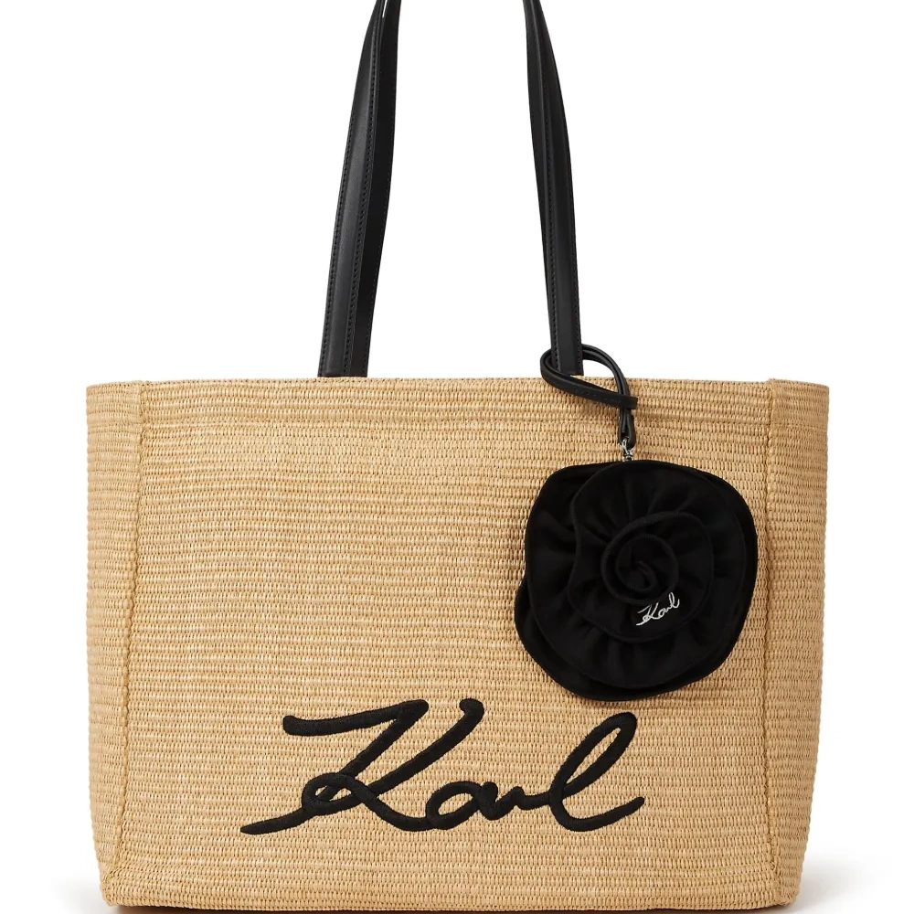 Сумка-тоут Signature с цветочной аппликацией