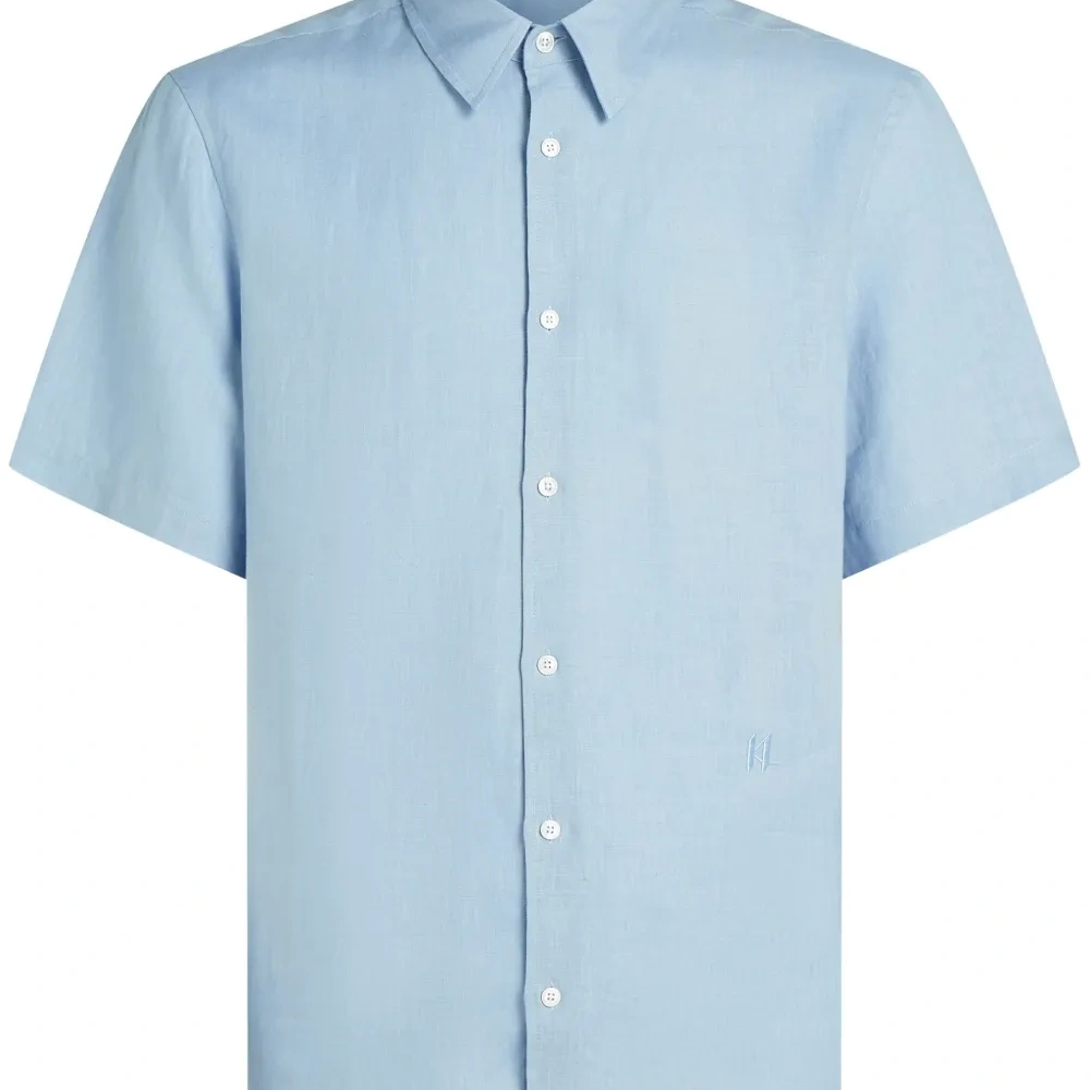 Рубашка с вышитым логотипом