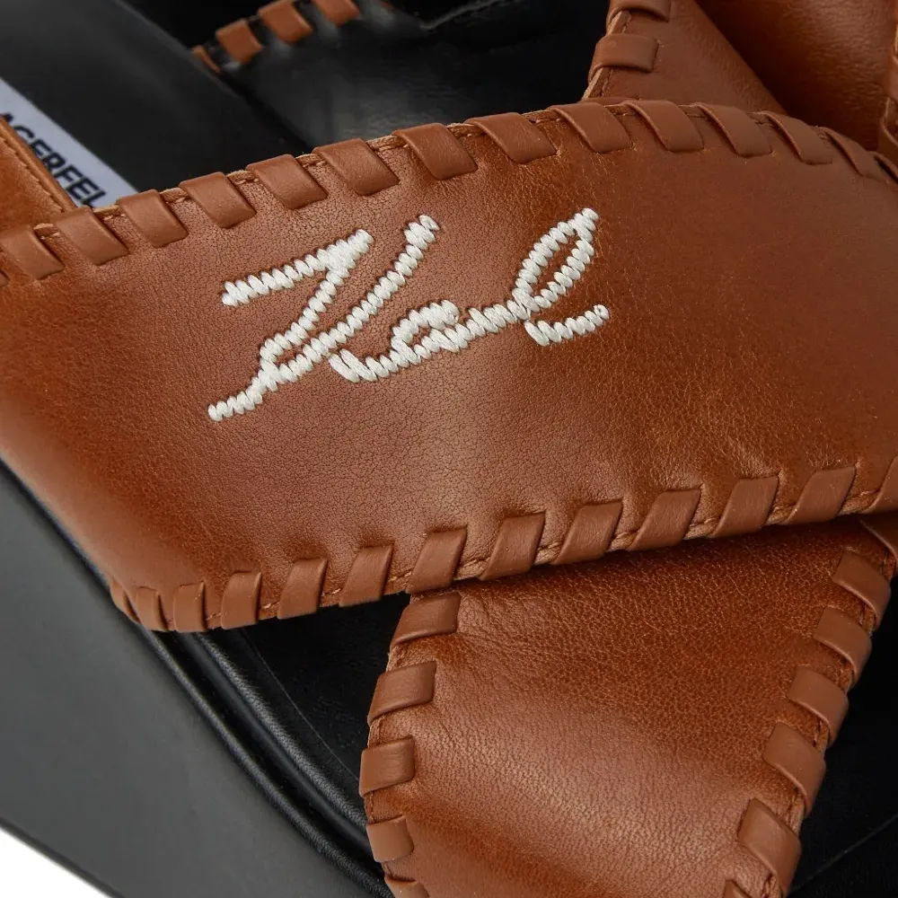 Сандалии Wendy с декоративной строчкой