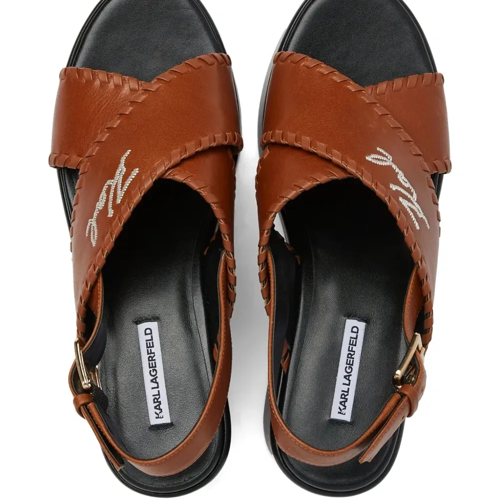 Сандалии Wendy с декоративной строчкой